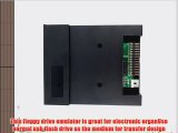 Huhushop(TM) Updated Version SFR1M44-U100K Black 3.5 1000 Floppy Disk Drive to USB emulator