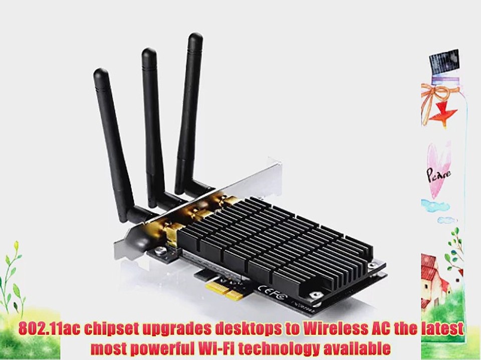 TP-LINK Archer T9E AC1900 Dual Band Wireless PCI Express Adapter 5Ghz 1300Mbps   2.4Ghz 600Mbps