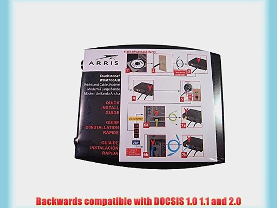 Arris TM822 (Series - TM822A) Touchstone Docsis 3.0 8x4 Ultra-High Speed Telephony Modem