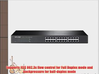 TP-LINK TL-SF1024 24-Port 10/100Mbps Switch 19-inch Rackmount 4.8Gbps Capacity