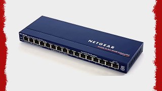 NETGEAR ProSAFE FS116P 16-Port Fast Ethernet Switch with 8 Port PoE 70w