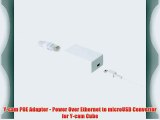 Y-cam POE Adapter - Power Over Ethernet to microUSB Converter for Y-cam Cube