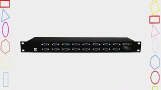 StarTech ICUSB23216F 16 Port Rackmount FTDI USB to Serial COM Adapter Hub - RS232 Multiplexer