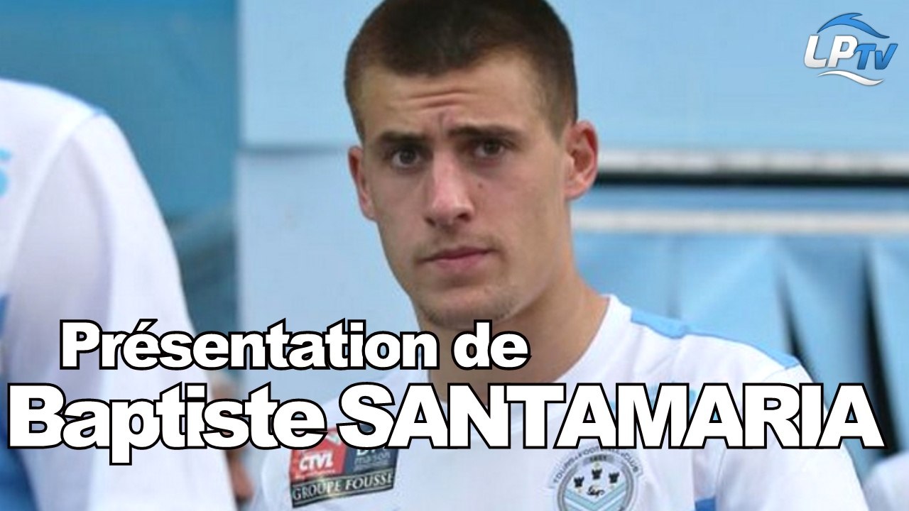 Présentation de Baptiste Santamaria