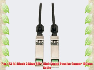 Tripp Lite SFP  10Gbase-CU Passive Twinax Copper Cable Black 7M (23-ft.) (N280-07M-BK)