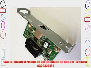 USB INTERFACE W/O HUB OR DM UB-U03II FOR USB 2.0 - Model#: C32C824131