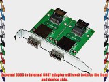 Norco c-8087-8088f 2 ports sff-8087 to sff-8088 adapter with full pci slot profile mounting
