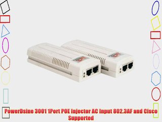 PowerDsine 3001 1Port POE Injector AC Input 802.3AF and Cisco Supported