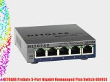 NETGEAR ProSafe 5-Port Gigabit Unmanaged Plus Switch GS105E