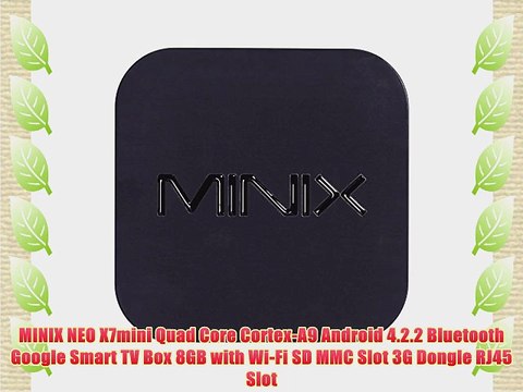 MINIX NEO X7mini Quad Core Cortex-A9 Android 4.2.2 Bluetooth Google Smart TV Box 8GB with Wi-Fi
