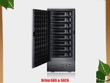 Sans Digital 8-Bay SAS/SATA JBOD Compact Tower Enclosure with Mini-SAS (SFF-8088) x 1 TR8X B