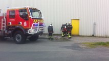 Les pompiers du Bocage en exercice grandeur nature