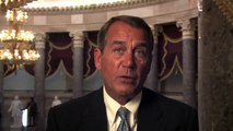 House GOP Leader John Boehner (R-OH) Delivers Weekly Republican Address