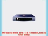 3049 Data/Fax Modem - Serial - 1 x RJ-11 Phone Line 1 x RS-232 Serial - 56 Kbps
