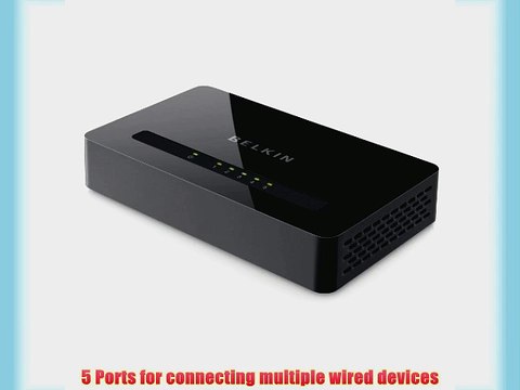 Belkin 5 Port Gigabit Ethernet Desktop Network Switch