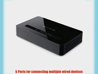 Belkin 5 Port Gigabit Ethernet Desktop Network Switch