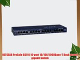 NETGEAR ProSafe GS116 16-port 10/100/1000Base-T Rack mount gigabit Switch