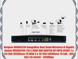 Netgear WNDR3700 RangeMax Dual Band Wireless-N Gigabit Router WNDR3700 11N 2.4GHZ GBE ROUTER