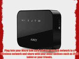Aukey Wireless Travel Router PortableSize 3G Modem Supported Router/AP /Repeater Modes 150MpbsBuilt-in