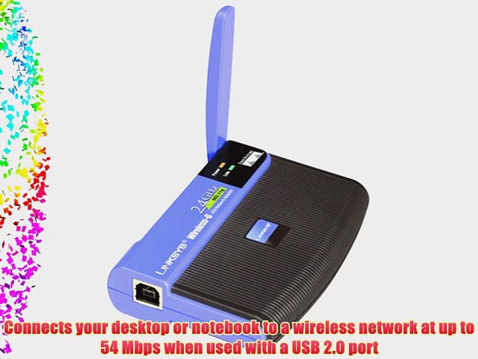 Cisco-Linksys WUSB54G Wireless-G USB Adapter