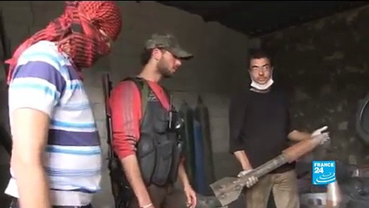 Syrian rebels forced to rely on homemade weapons   SYRIA