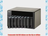 QNAP TS-851 8-Bay Diskless Network Attached Storage with HDMI output DLNA AirPlay Plex and