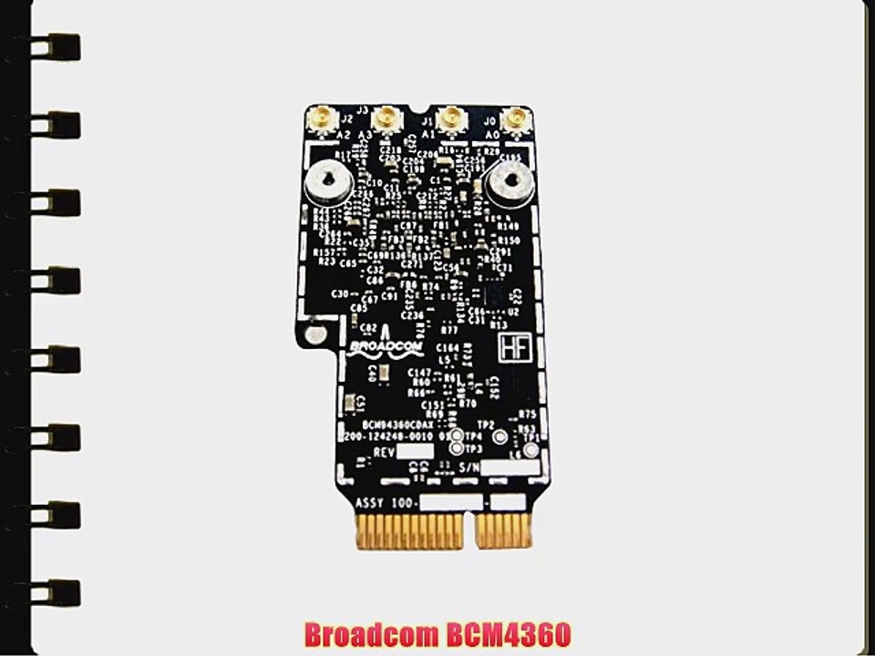 Broadcom Bcm94360cd Bcm94360cdax Bcm4360 Bluetooth Bt Wireless Wifi Card Module for Apple Laptop