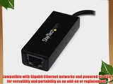 StarTech.com USB 3.0 to Gigabit Ethernet NIC Network Adapter - 10/100/1000 Network Adapter