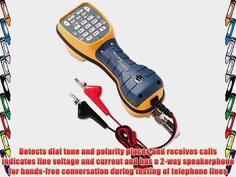 Fluke Networks 50801009 TS44 PRO Telephone Test Set with Angled Bed-of-Nails and Piercing Pin