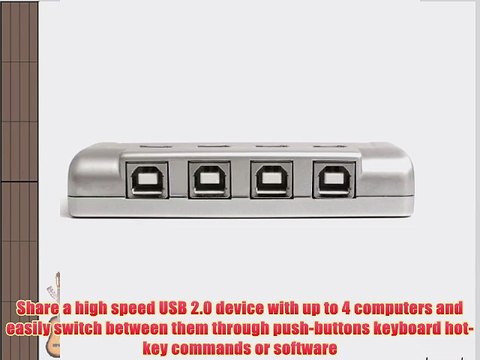 StarTech.com 4-to-1 USB 2.0 Peripheral Sharing Switch (USB421HS)