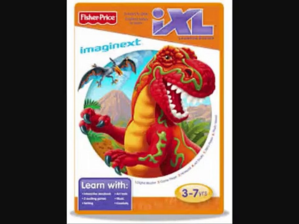 Fisher Price iXL Learning System Software Imaginext Dinosaurs