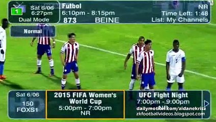 0-1 Santa Cruz Own Goal | Paraguay vs Honduras 06.06.2015