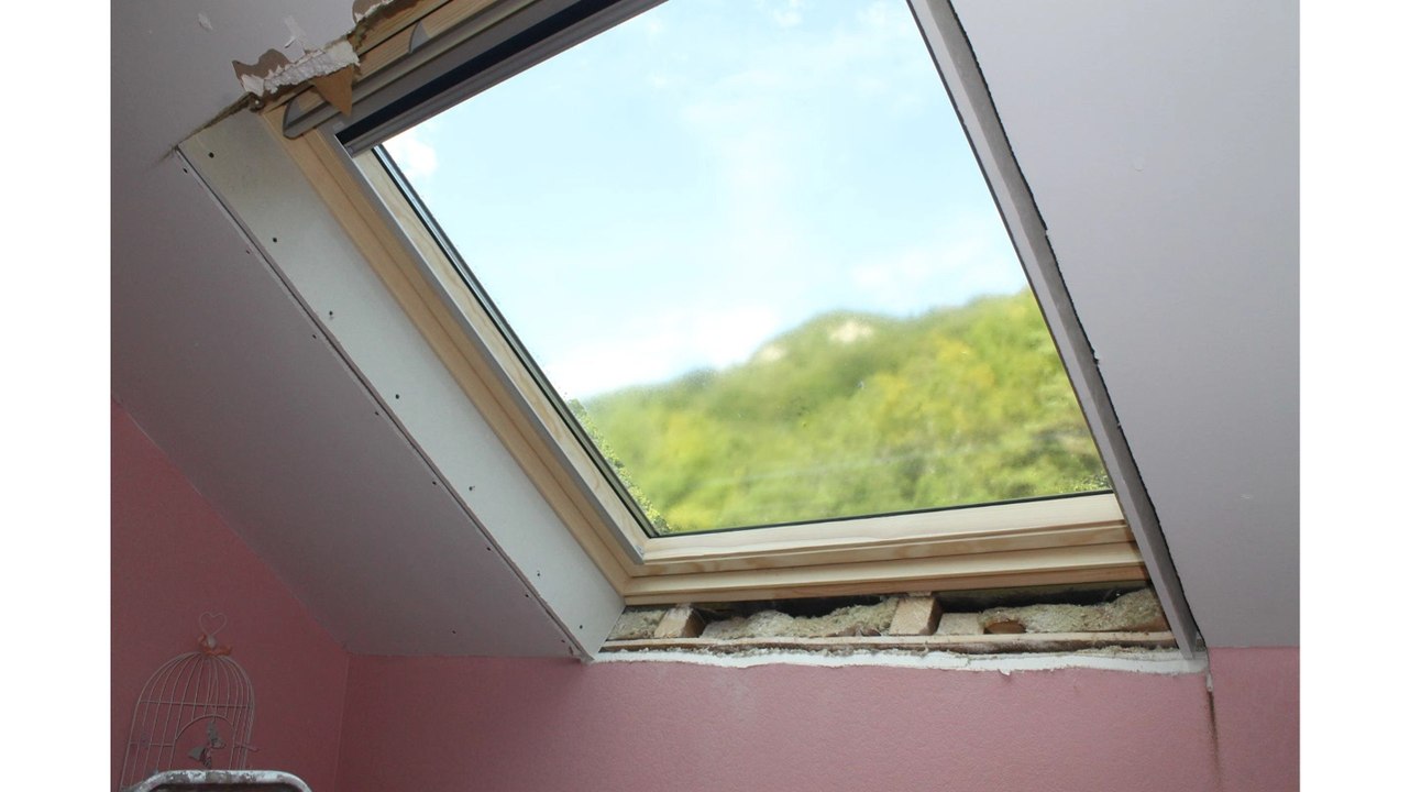 Velux - Fenetre de toit - Habillage en Placo Platre : Un Ex No Life Bricole