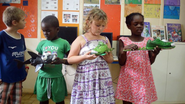 Les pieds dans l'art /CE1 de Mme GILLET Soisig/5 juin 2015.