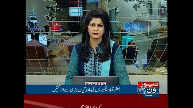 Six injured as Quetta bound Jaffar Express train derails