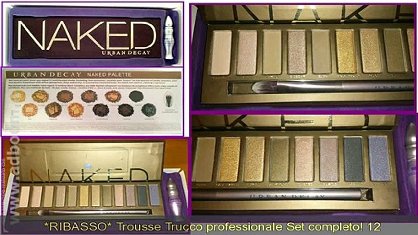 BENEVENTO, PALETTE OMBRETTI SET TRUCCHI MAKEUP NAKED 1 URBAN DECAY EURO 23  - Video Dailymotion