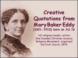 Creative Quotations from Mary Baker Eddy for Jul 16
