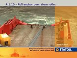 5. Anchor Handling - Anchor on the roller & on deck