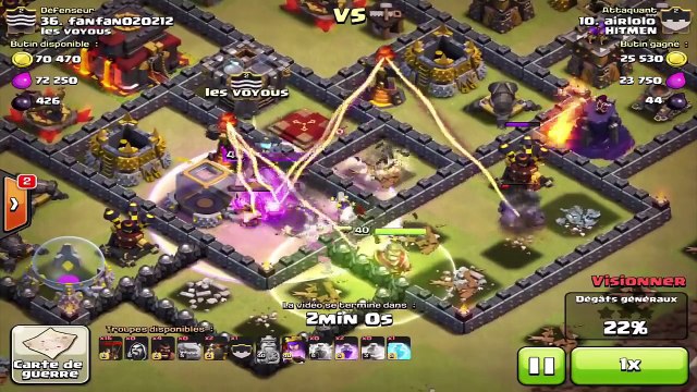 Compo 3 Etoiles Hybride Golem Molosse Ballon Clash Of Clans Français