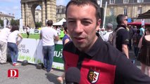Supporters toulousains et clermontois satisfaits de la victoire du Stade Français