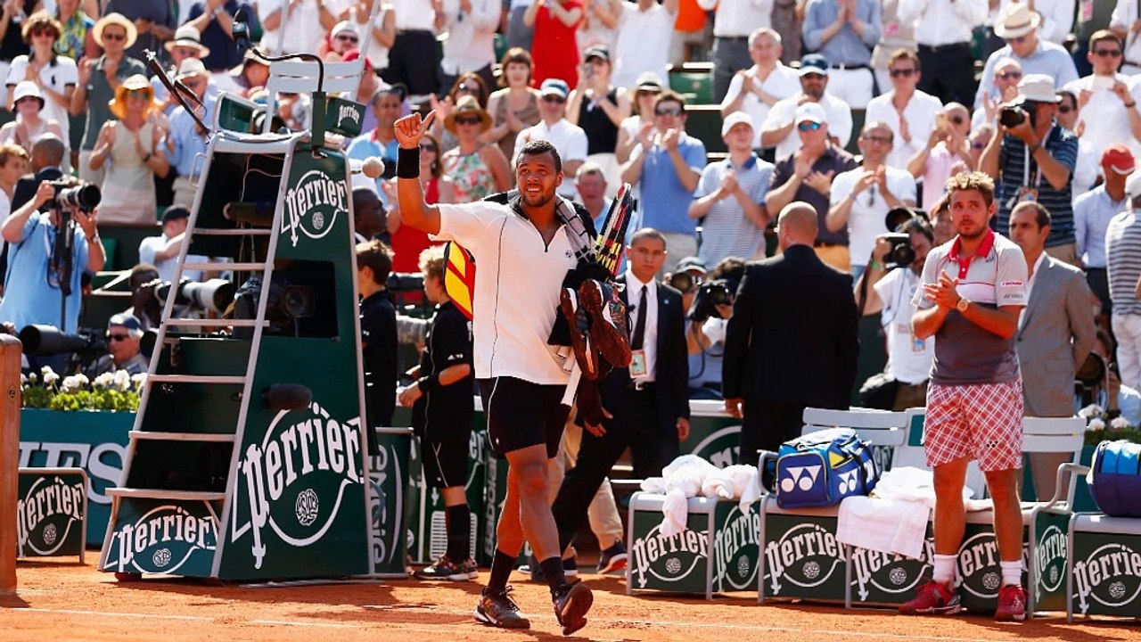 French Open: Tsonga dankt nach Aus den Fans