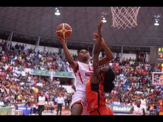 #FIBAAfrobasketWomen - : Mozambique v Angola (Play of the game)