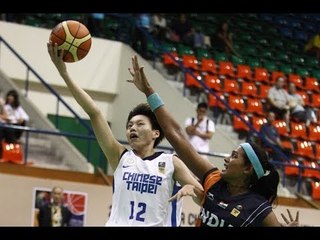 #FIBAAsiaWomen - Day 1: Chinese Taipei v India (Highlights)