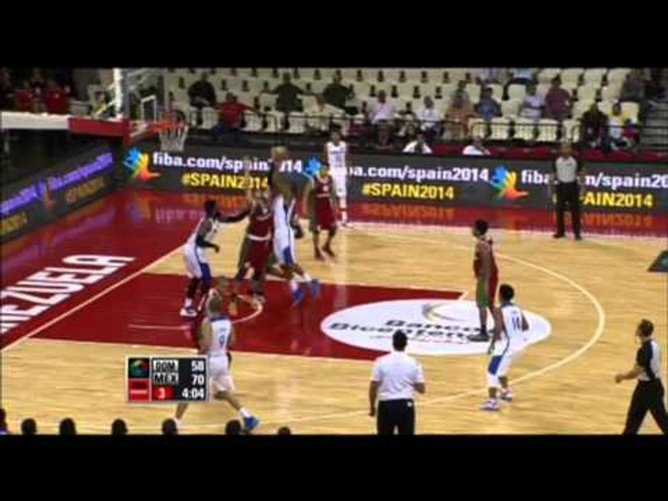 #FIBAAmericas - Day 4: Dominican Republic v Mexico (block of the game - G. AYON)