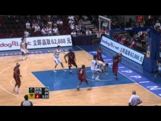 #FIBAAsia - Day 7: Korea v Qatar (block of the game - Y. MUSA)