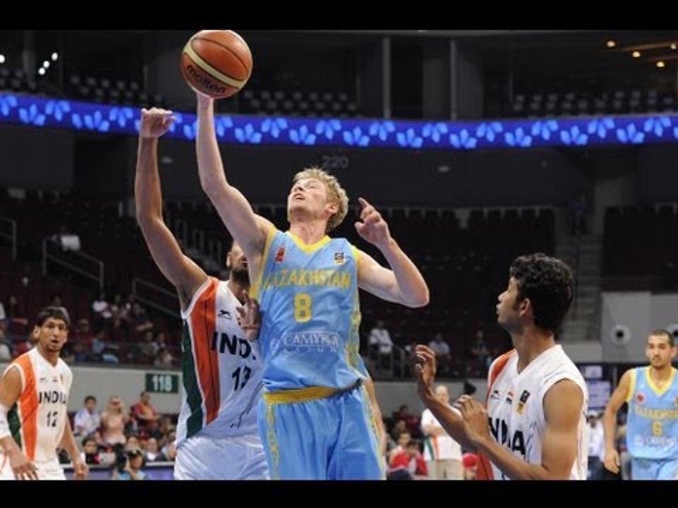 #FIBAAsia - Day 3: India v Kazakhastan (highlights)