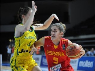 #FIBAU19Women - ESP v AUS: Steal of the Game (I. GARI)