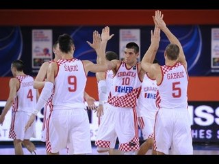 Pozvánka na MS v basketbalu - tým Chorvatska