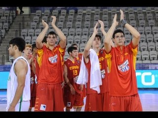 Pozvánka na MS v basketbalu - tým Španělska