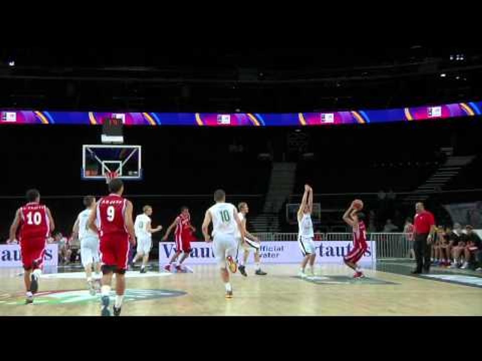 FIBA U17 - Buzzer beater by Egypt's Walid Aly
